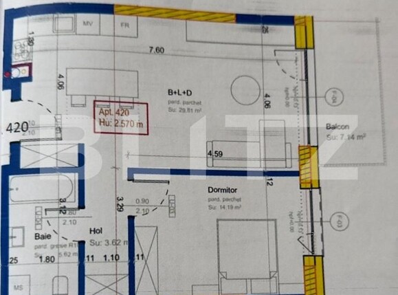 Apartament de vânzare 2 camere Semicentral - 178528AV | BLITZ Cluj-Napoca | Poza2