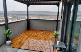 Penthouse superb cu vedere spre padure, cu 2 parcari, etaj retras, 77 mp utili