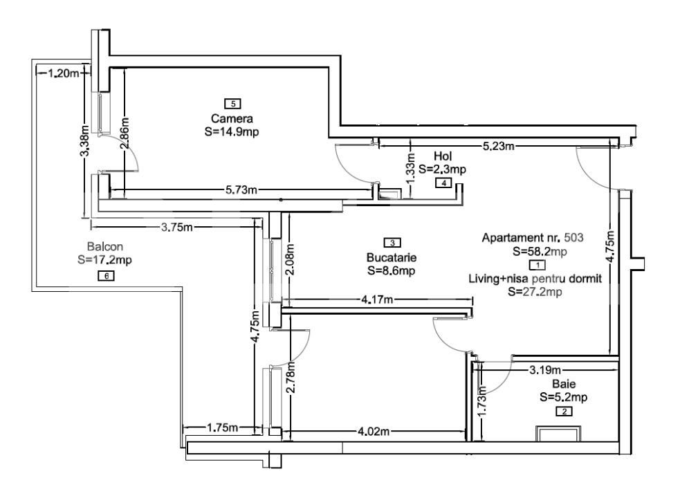Apartament de vânzare 2 camere Zorilor - 178754AV | BLITZ Cluj-Napoca | Poza2