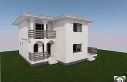 Casa 160 mp, 600 mp teren, front 33 ml, zona de case