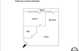 Vanzare 2 camere, 44.18 mp utili, imobil NOU, la 5 minute de Gara