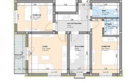 Apartament nou, 3 camere, zona linistita in Cristian