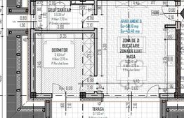 Apartament 2 camere,  semifinisat, zona Petrom 