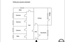 Apartament 4 camere de vanzare, 74 mp utili, in zona Piata Hermes. Boxa inclusa!