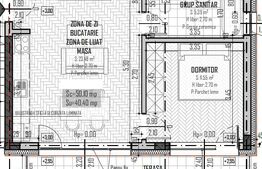 Apartament 2 camere, 40mp, balcon, orientare sudica, Baciu