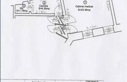 Spațiu cabinet medical, 35 mp, zona centrală