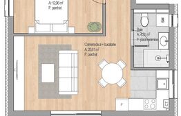 Apartament 2 camere, 44.52 mp finisat nou etaj intermediar, garaj, zona Cetatii