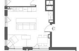  Penthouse de 2 camere, finisat, terasa, garaj, zona Somesului