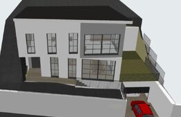 Casa individuala cu 4 camere, garaj, 180 mp, panorama deosebita, zona Vivo