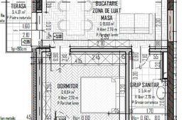 Apartament 2 camere, 38mp, 2 balcoane, orientare sudica, Baciu