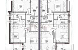 Casă modernă 192 mp, 6 camere, Living, Bucatarie, ansamblu premium