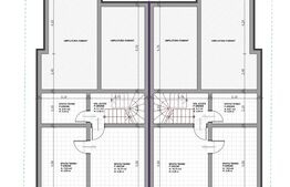 Casă modernă 192 mp, 6 camere, Living, Bucatarie, ansamblu premium