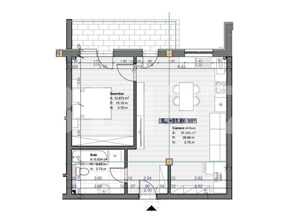 Apartament de vânzare 2 camere Floreşti - 180509AV | BLITZ Cluj-Napoca | Poza11