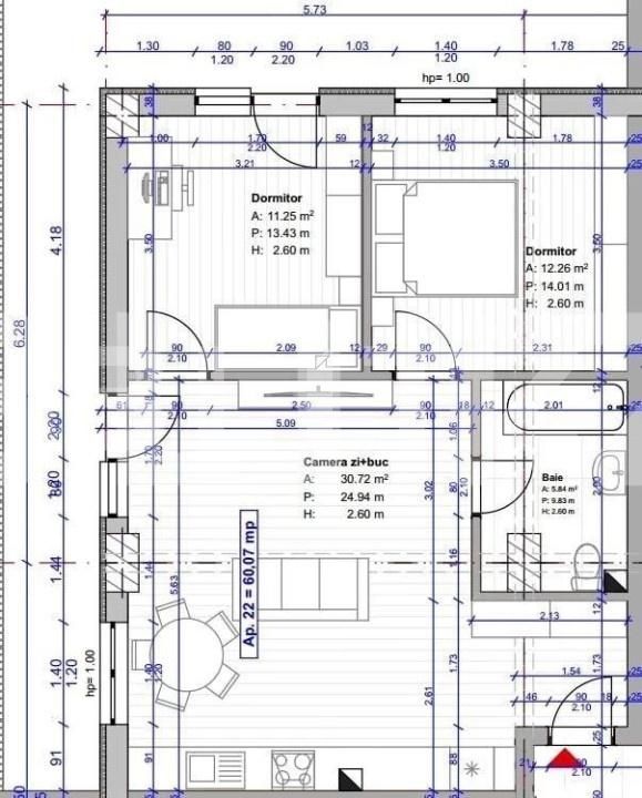 Apartament de vânzare 3 camere Floreşti - 180612AV | BLITZ Cluj-Napoca | Poza3