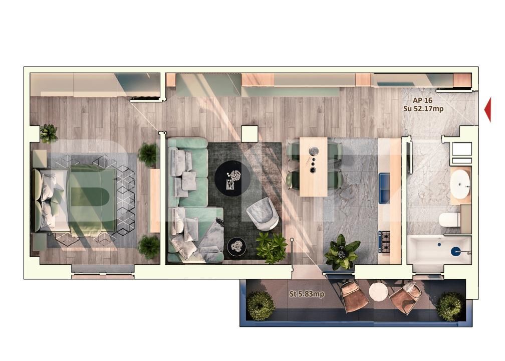 Apartament de vânzare 2 camere Marasti - 180688AV | BLITZ Cluj-Napoca | Poza2