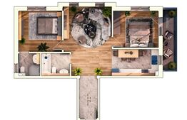 Apartament 3 Camera, 70 mp, 2 Bai, Semifinisat, Zona Dorobantilor