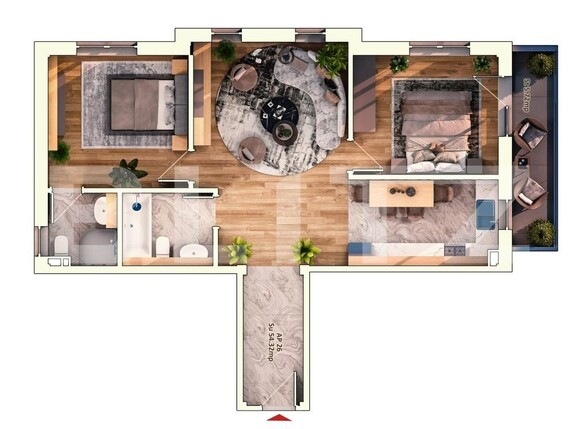 Apartament de vânzare 3 camere Marasti - 180690AV | BLITZ Cluj-Napoca | Poza3