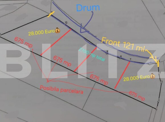 Teren de vânzare Exterior Nord - 180786TV | BLITZ Cluj-Napoca | Poza1