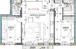 Apartament 3 camere, 2 bai, 0 comision, TERRA Oasului
