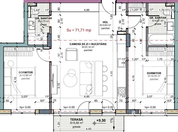 Apartament de vânzare 3 camere Iris - 180930AV | BLITZ Cluj-Napoca | Poza4