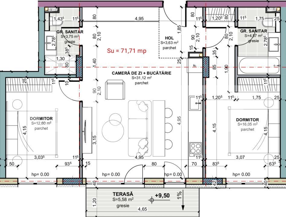 Apartament de vânzare 3 camere Iris - 180930AV | BLITZ Cluj-Napoca | Poza3