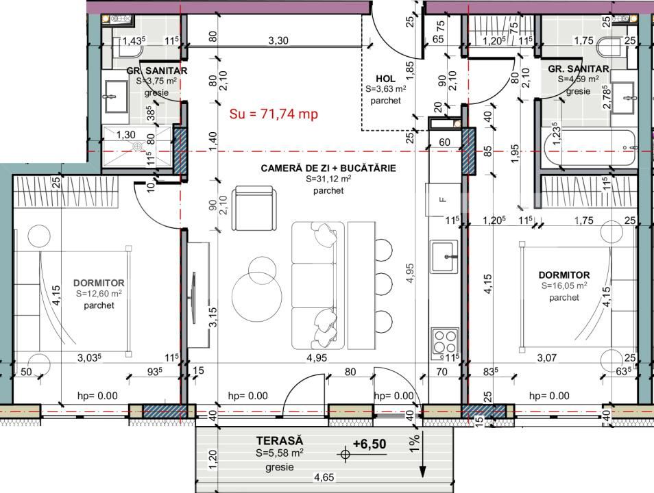 Apartament de vânzare 3 camere Iris - 180933AV | BLITZ Cluj-Napoca | Poza2