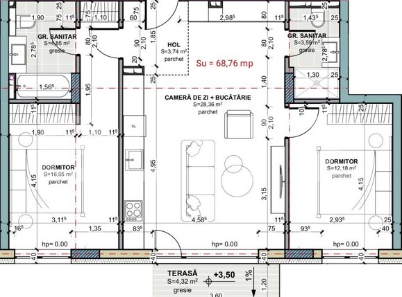 Apartament de vânzare 3 camere Iris - 180936AV | BLITZ Cluj-Napoca | Poza3