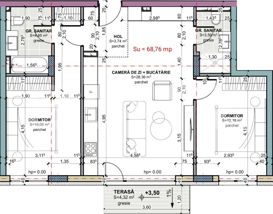 Apartament de vânzare 3 camere Iris - 180936AV | BLITZ Cluj-Napoca | Poza3