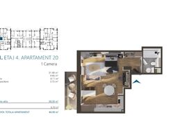 Apartament o camera, 40 mp, etajul 4, zona Elite