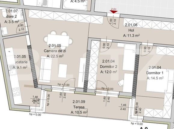 Apartament de vânzare 3 camere Semicentral - 181163AV | BLITZ Cluj-Napoca | Poza2