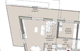 Apartament 3 camere 3 Bai 2 Nivele, 93 mp, Terasa 36 mp, Imobil Nou