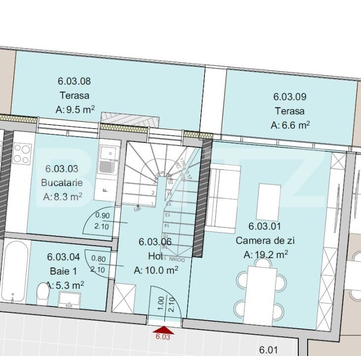 Apartament de vânzare 2 camere Semicentral - 181174AV | BLITZ Cluj-Napoca | Poza2