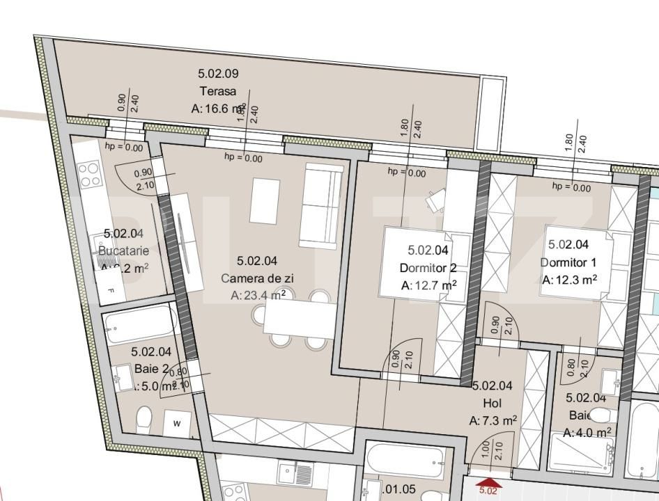 Apartament de vânzare 3 camere Semicentral - 181181AV | BLITZ Cluj-Napoca | Poza2