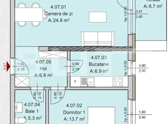 Apartament de vânzare 2 camere Semicentral - 181186AV | BLITZ Cluj-Napoca | Poza2