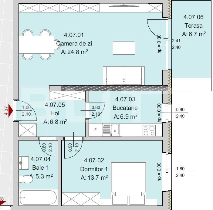 Apartament de vânzare 2 camere Semicentral - 181186AV | BLITZ Cluj-Napoca | Poza3