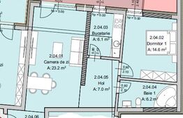 Apartament 2 camere, 62 mp, Terasa 12 mp, Imobil Nou, Semicentral