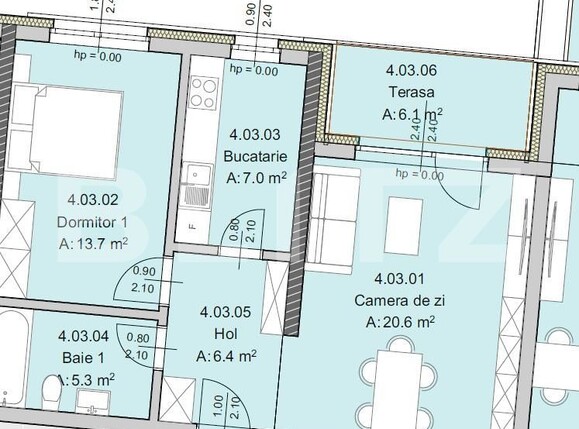 Apartament de vânzare 2 camere Semicentral - 181189AV | BLITZ Cluj-Napoca | Poza1