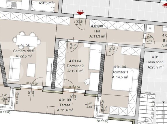 Apartament de vânzare 3 camere Semicentral - 181192AV | BLITZ Cluj-Napoca | Poza1