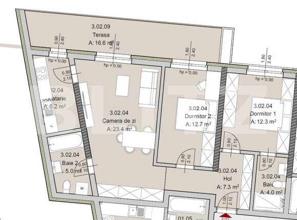 Apartament de vânzare 3 camere Semicentral - 181195AV | BLITZ Cluj-Napoca | Poza3