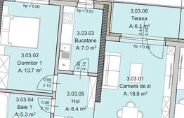 Apartament 2 camere 51 mp, Constructie Noua, Zona Semicentrala