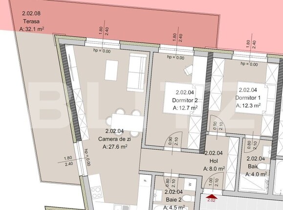 Apartament de vânzare 3 camere Semicentral - 181202AV | BLITZ Cluj-Napoca | Poza2