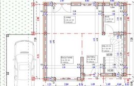Casa individuala 109 mp utili, 400 mp teren, semifinisata, zona Luna de Sus 