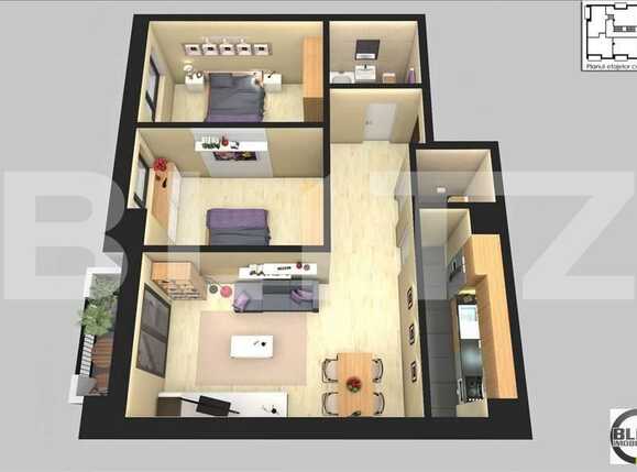 Apartament de vânzare 3 camere Iris - 1813AV | BLITZ Cluj-Napoca | Poza10
