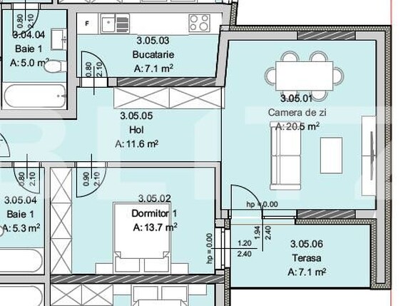 Apartament de vânzare 2 camere Semicentral - 181325AV | BLITZ Cluj-Napoca | Poza2