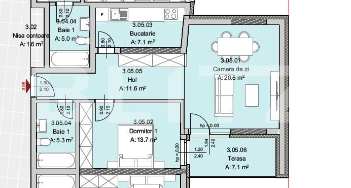 Apartament de vânzare 2 camere Semicentral - 181325AV | BLITZ Cluj-Napoca | Poza5