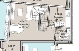 Apartament 3 camere, 79 mp, Terasa 13 mp, Imobil Nou, Semicentral
