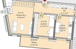 Apartament 4 camere, 102 mp, Terasa 214 mp, Imobil Nou, Semicentral