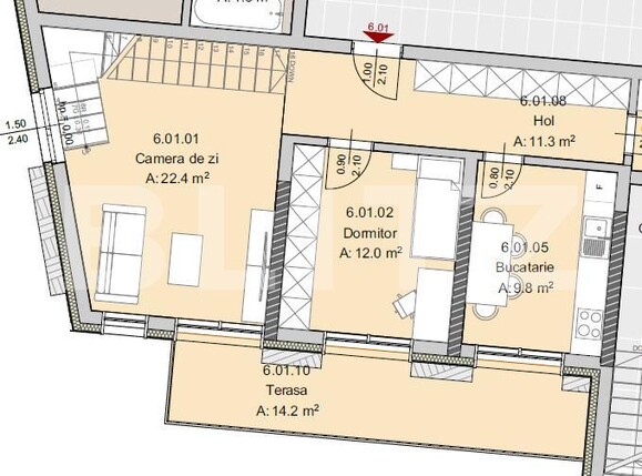 Apartament de vânzare 4 camere Semicentral - 181396AV | BLITZ Cluj-Napoca | Poza5