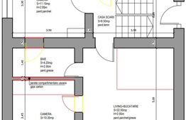 Comision 0% Gruia – două apartamente in casa, 70 mp, teren, parcare