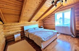 🏔️ Cabana din lemn rotund, 140 mp utili, 1000mp teren – zonă turistică Mărișel